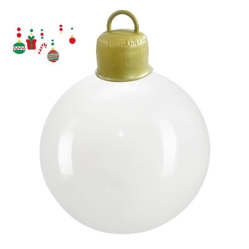 PVC Inflatable 60cm Christmas Ball Ornament Ball Venue Layout Party Atmosphere Ball Courtyard Layout