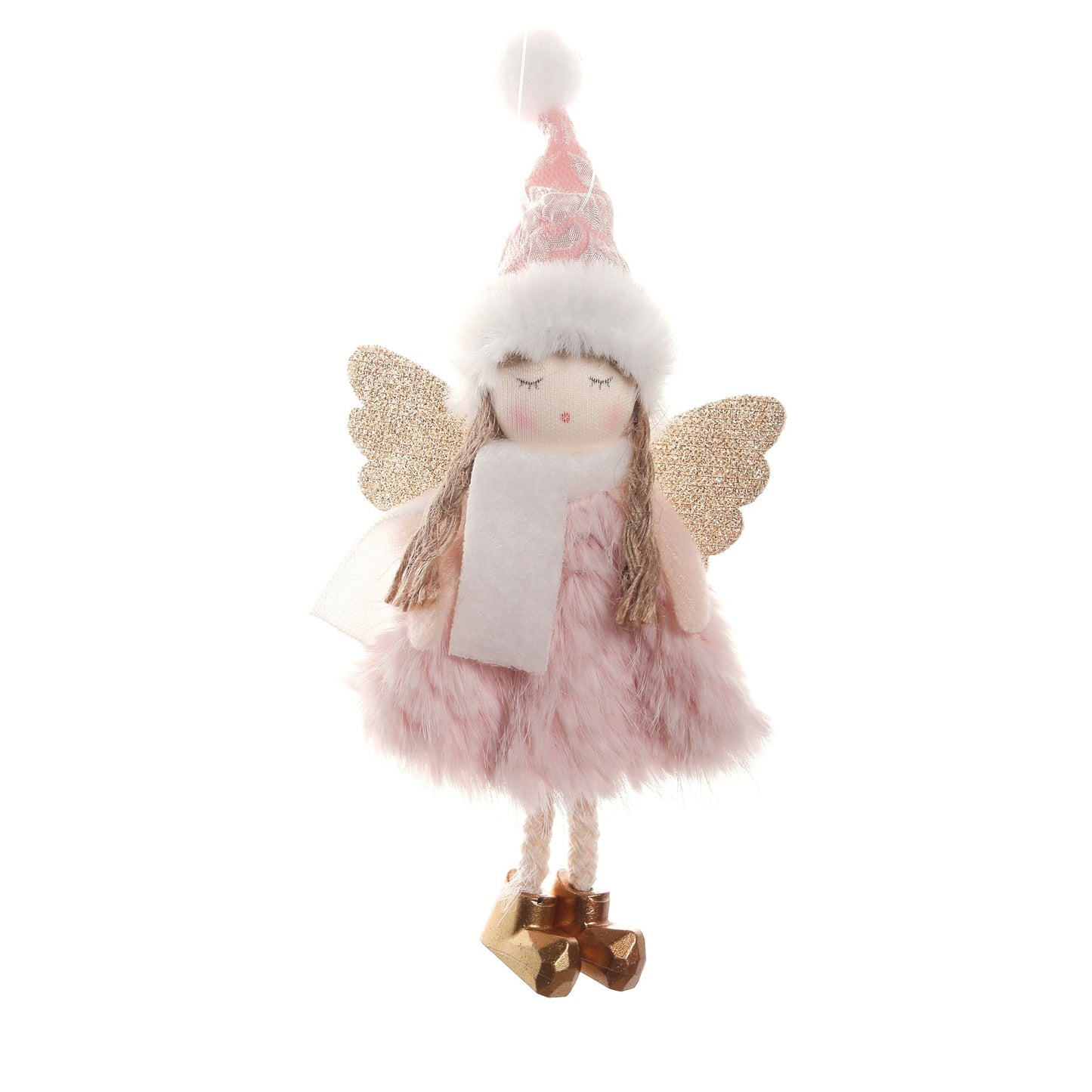 New Christmas Tree Creative Jacquard Hat Angel Christmas Tree Decoration Pendant