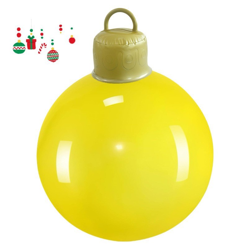 PVC Inflatable 60cm Christmas Ball Ornament Ball Venue Layout Party Atmosphere Ball Courtyard Layout