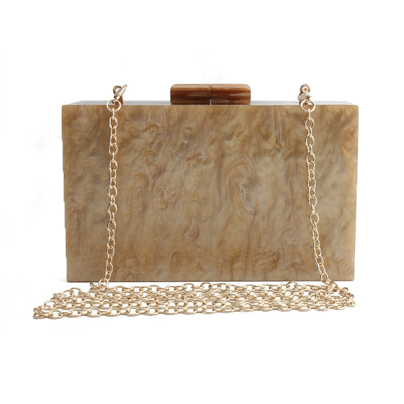 Women Handbags Marble Pattern Acrylic Bag Luxury Handbags Women Bags