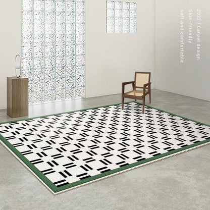 Simple Living Room Chessboard Tea Table Sofa Blanket