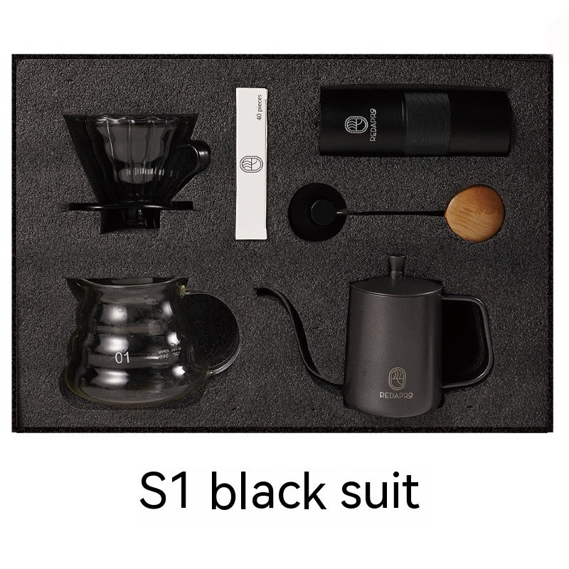 Ensemble de café à main de Style Simple américain, ensemble de cinq pièces avec cafetière, cadeau