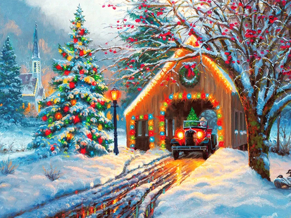 5D Diamond Painting Winter Landscape  Embroidery