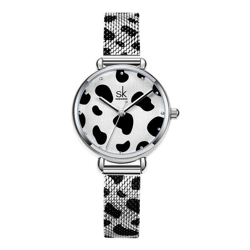 Women's Fashion Mesh Strap Quartz Watch