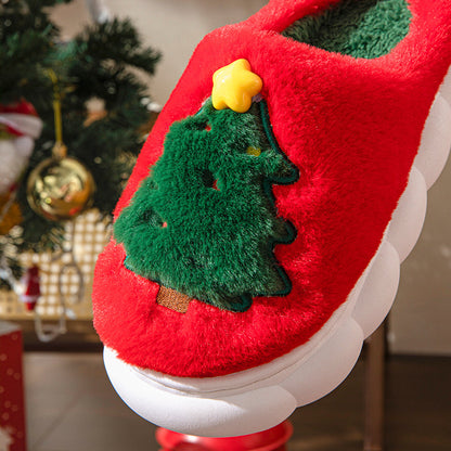 Christmas Tree Women's Home Slippers