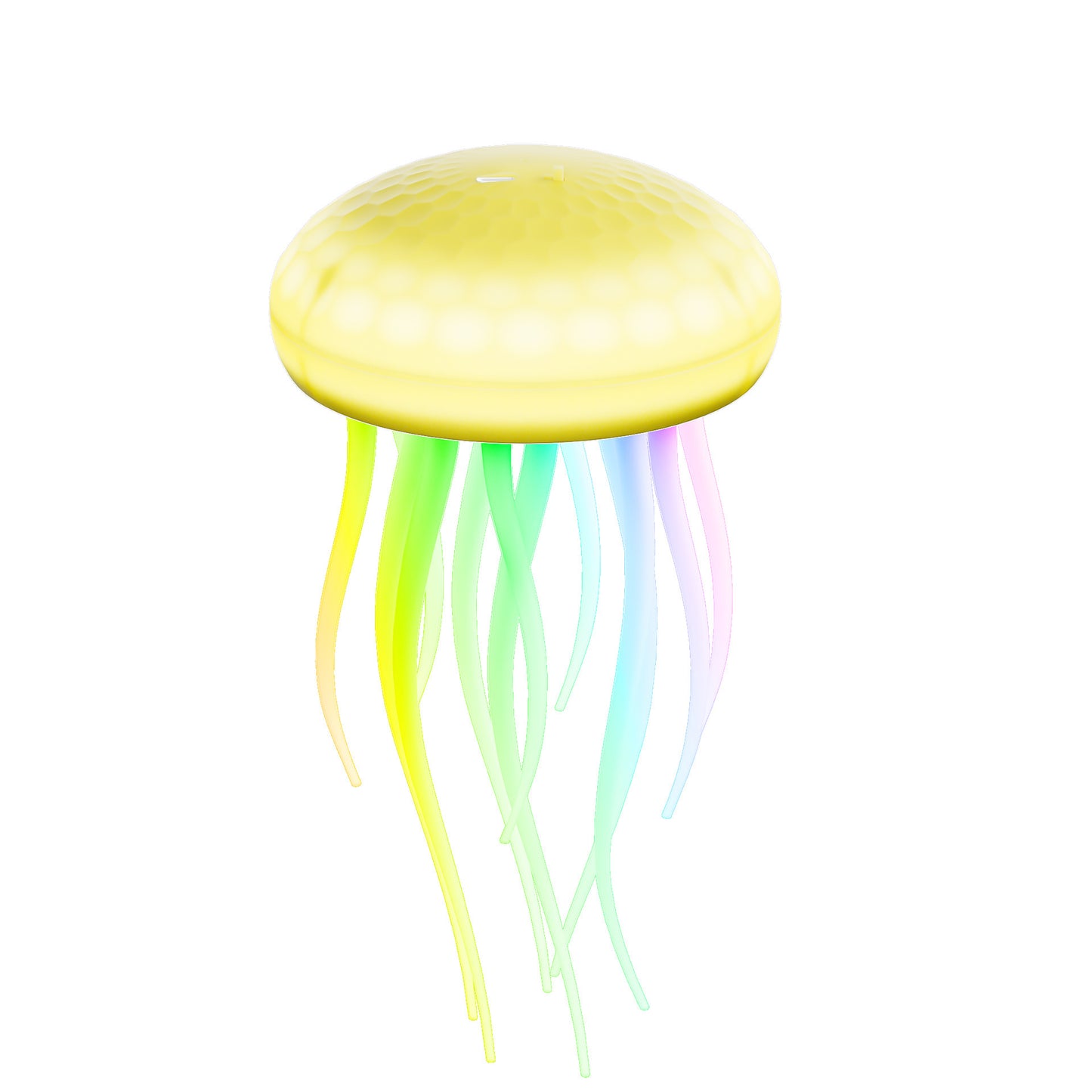 Voice-controlled Swimming Jellyfish Lamp Induction Luminous Ambience Light