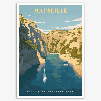 Affiche de voyage, peinture sur toile de parc National, décoration de maison