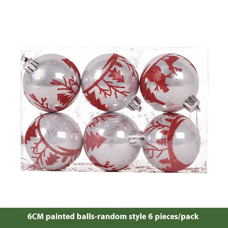 Christmas Decoration Atmosphere Pendant Red Ball