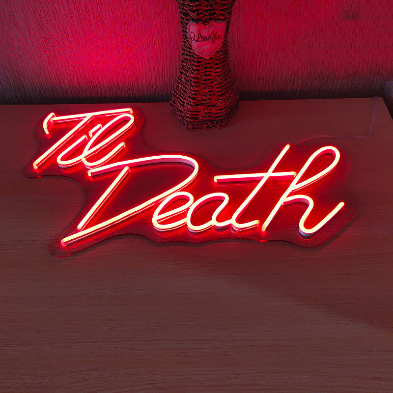 Led Neon Light Til Death Wedding Decoration Outdoor