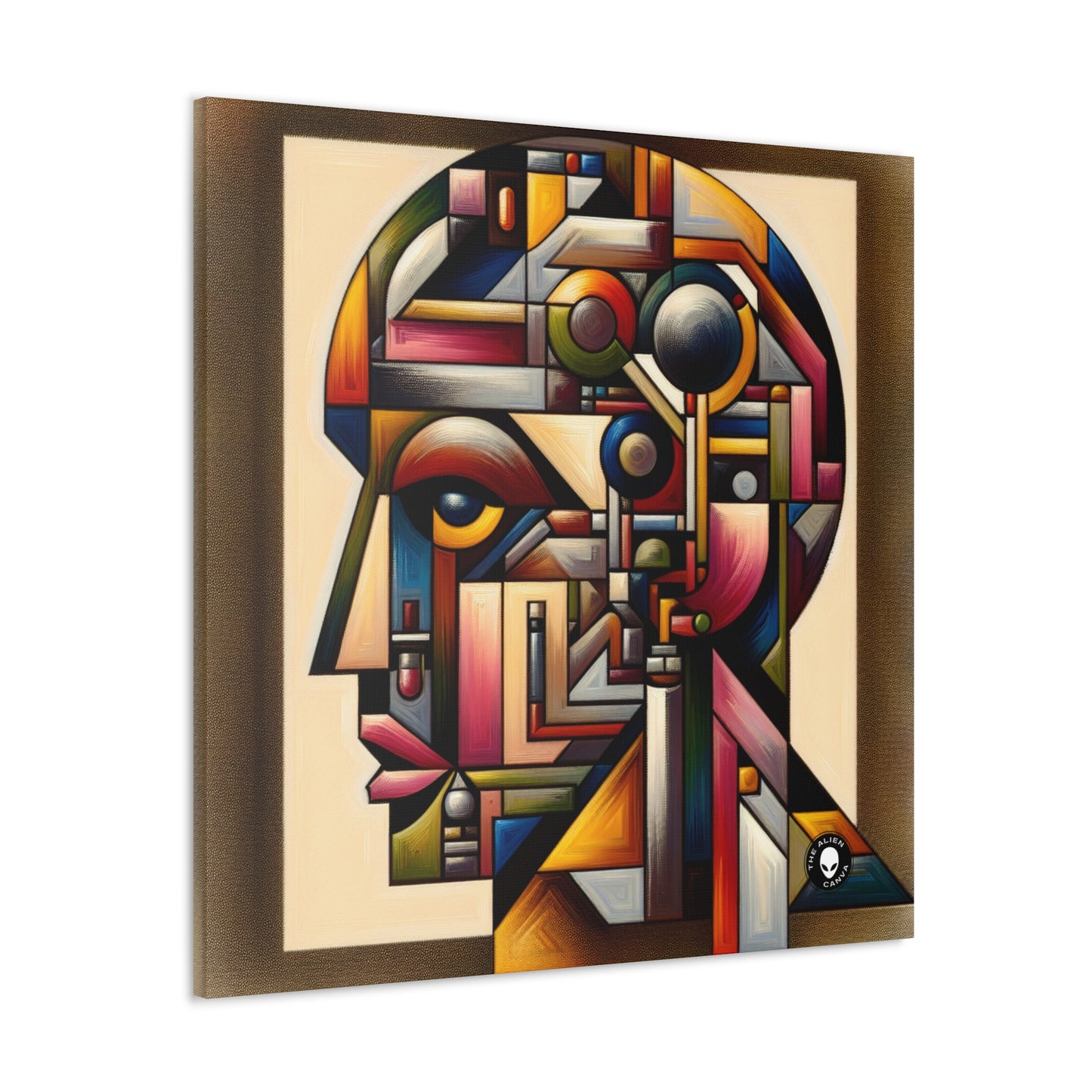 "Mi reflejo cubista" - El cubismo alienígena de Canva