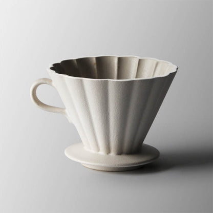 Hand-pushed filter cup ceramic handmade coffee filter cup