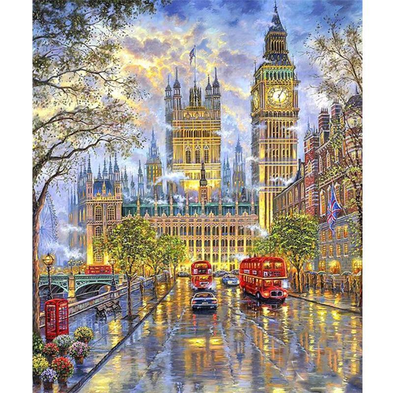 Peinture diamant 5D - Londres