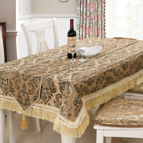 European luxury tablecloth table flag