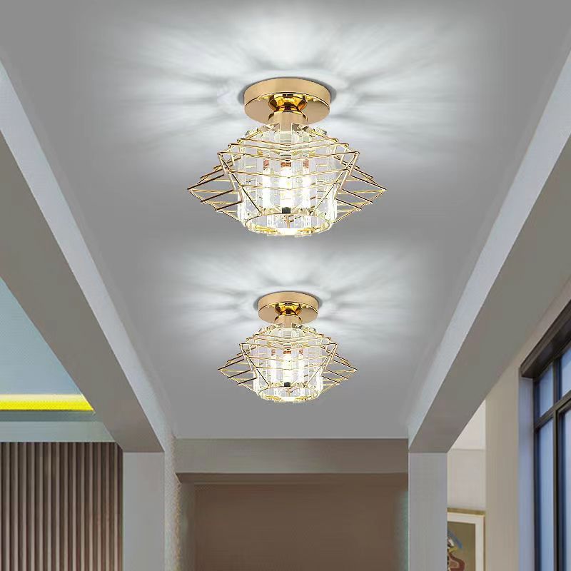 European Modern Led Crystal Ceiling Lamp