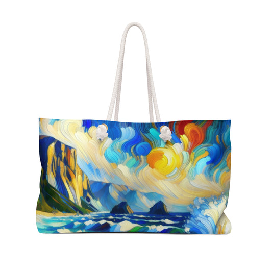 "Le rivage fauviste" - Le sac de week-end Alien Fauvism