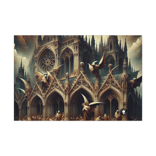 - The Alien Canva Gothic Art