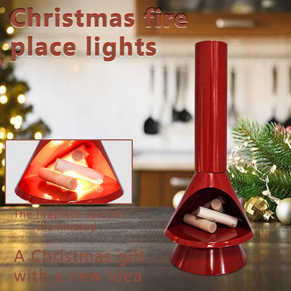 Luminous Style Christmas Lighting Atmosphere Decoration Fireplace Decorations