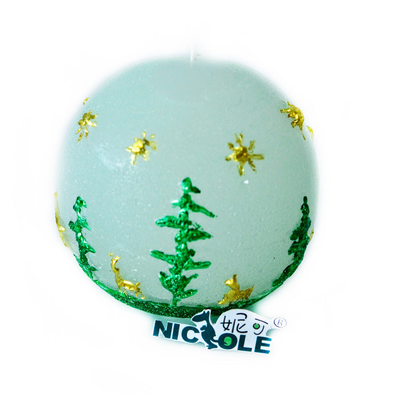 Christmas Ball Shape Handmade Candle Silicone Mold