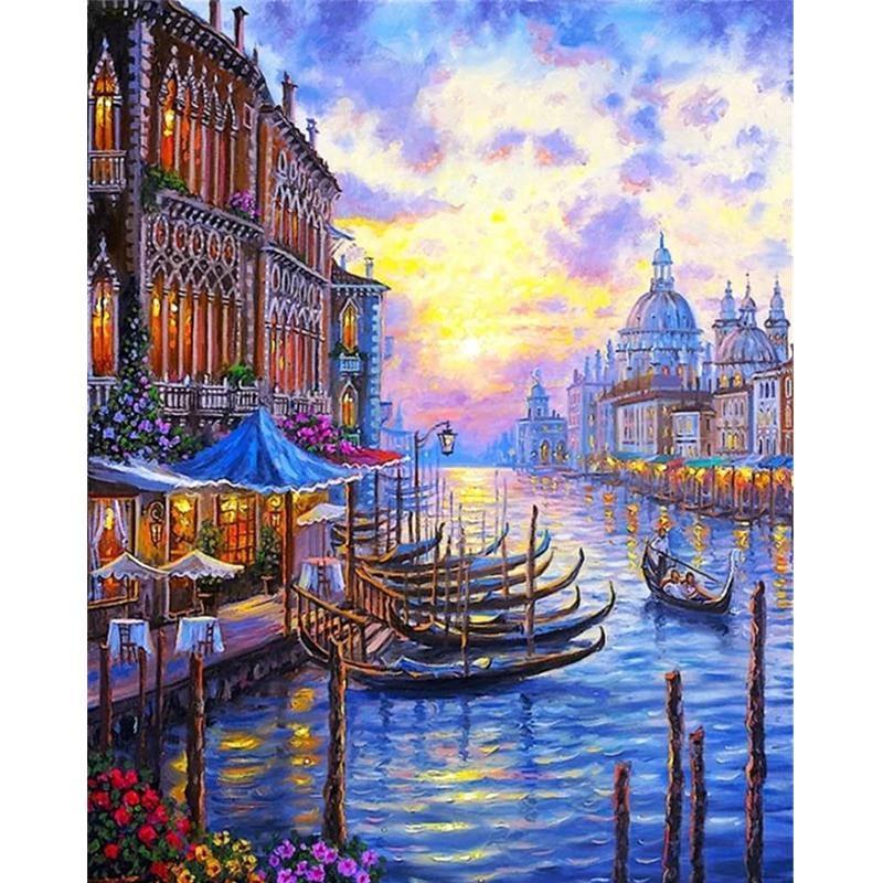 Peinture diamant 5D - Venise