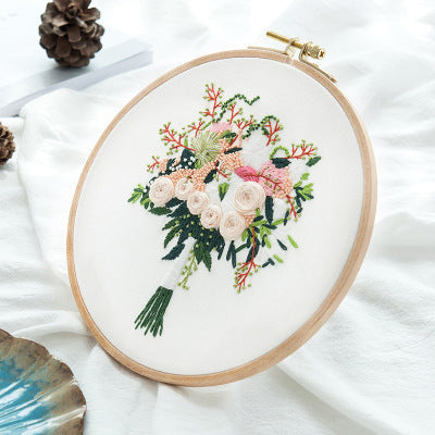 Paquet de matériel de broderie DIY