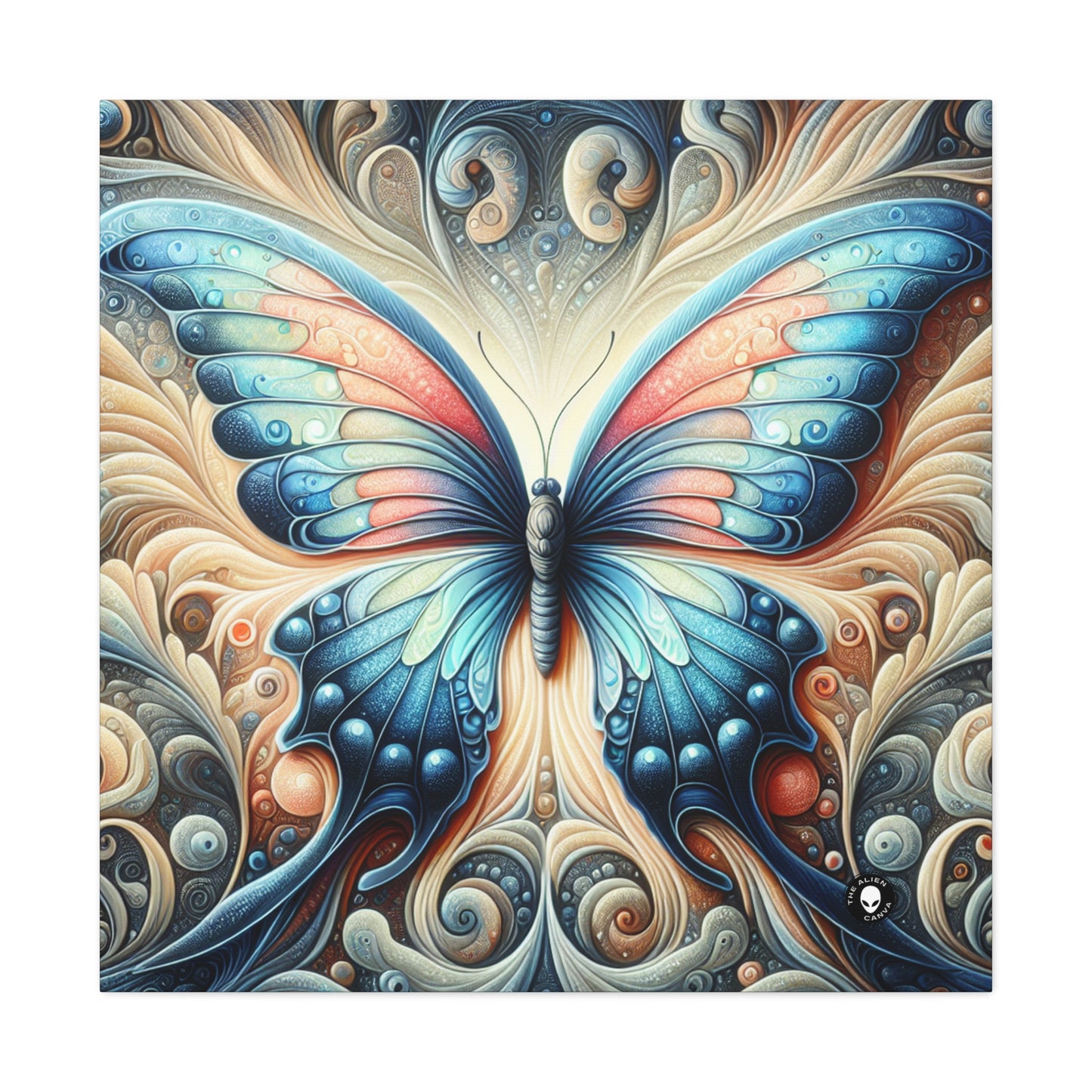 "Butterfly Transformation" - The Alien Canva Symbolism