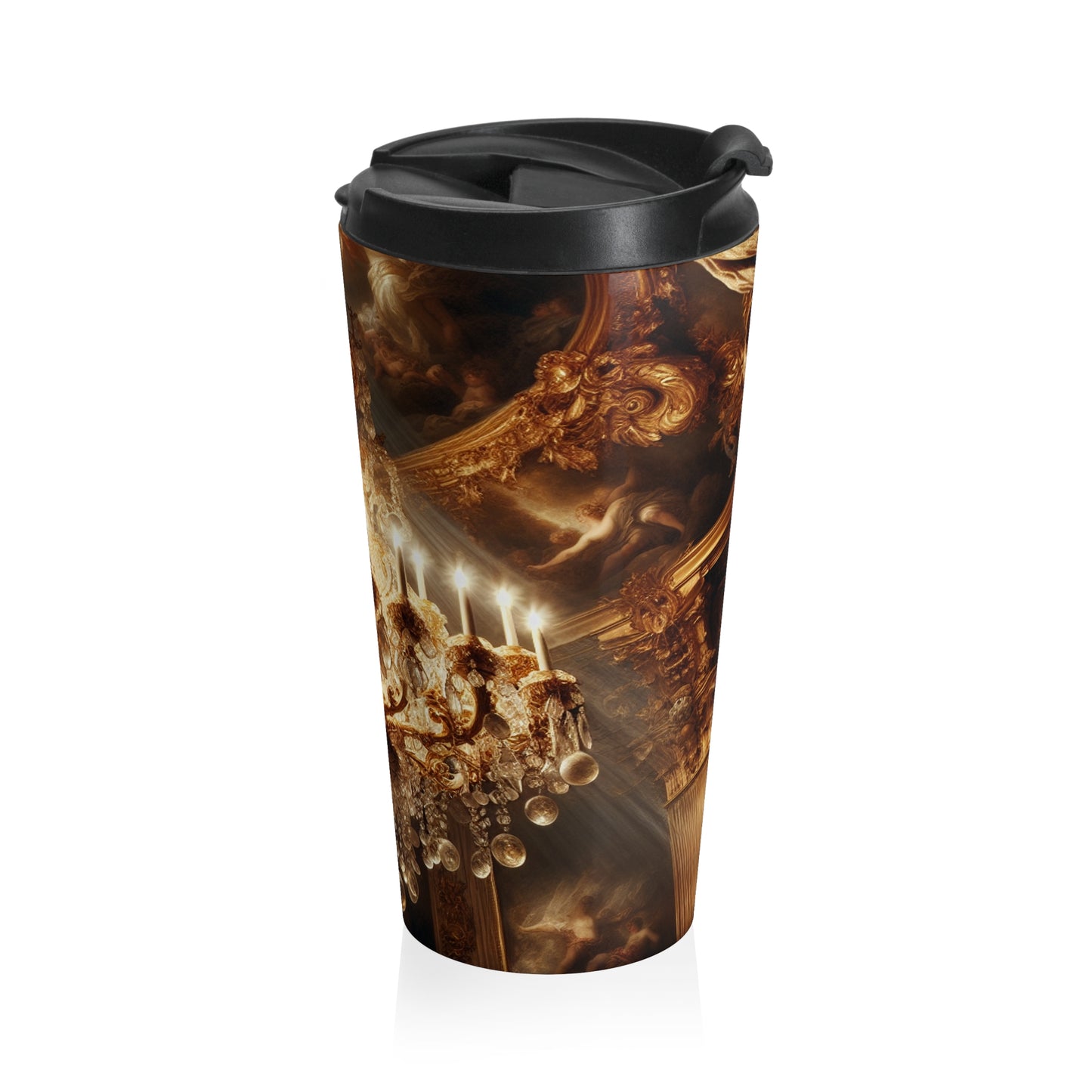 "Heavenly Splendor" - The Alien Stainless Steel Travel Mug Baroque Style