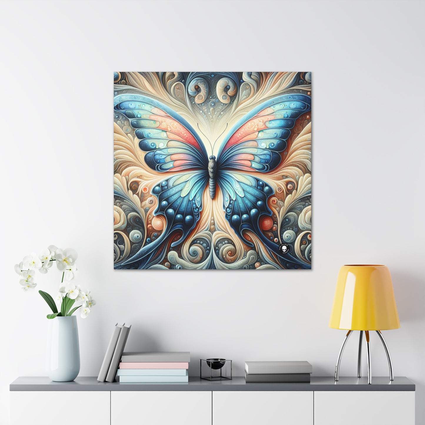 "Butterfly Transformation" - The Alien Canva Symbolism