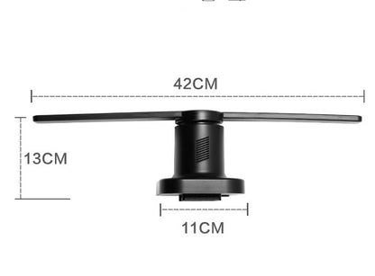 Projecteur holographique 3D, lecteur d'hologramme, ventilateur d'affichage, projecteur d'hologramme Unique
