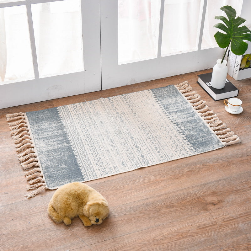 Anti-slip tassel mat