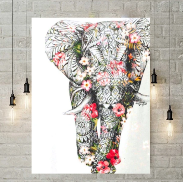 5D Diamond Painting-The Miracle of an Elephant