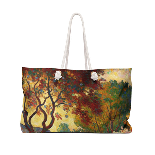 "Fauvist Garden Oasis" - Le sac de week-end Alien style fauvisme