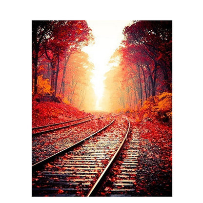 Painting by numbers - autumn tracks