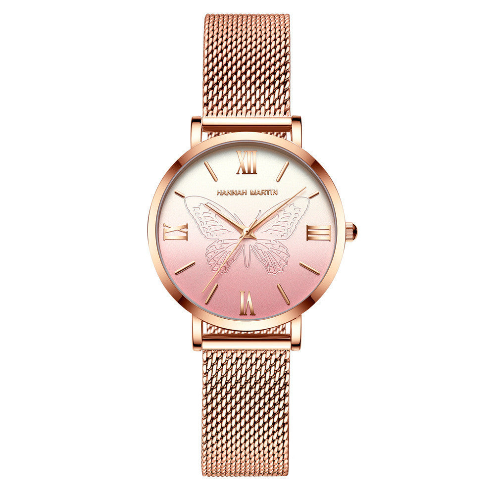 Reloj de movimiento japonés para mujer.