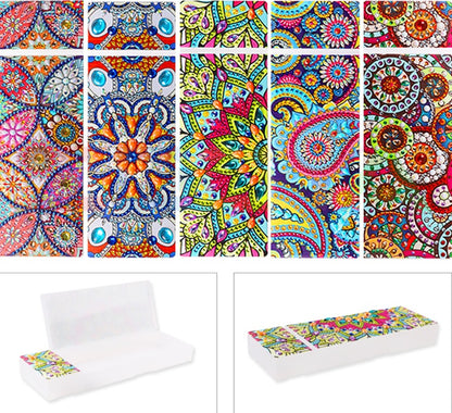 DIY handmade diamond painting stationery box