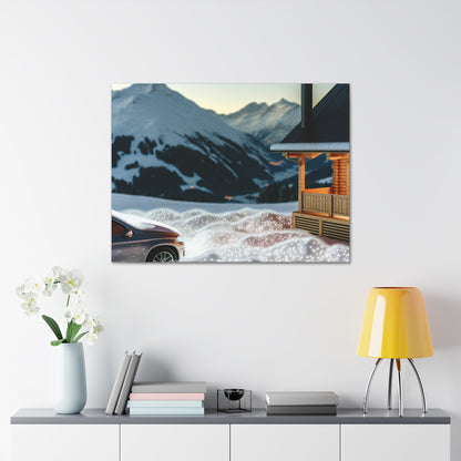 "Winter Hideaway" - The Alien Canva Photorealism Style