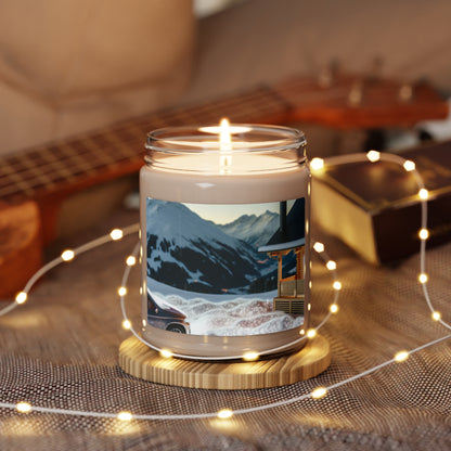 "Winter Hideaway" - The Alien Scented Soy Candle 9oz Photorealism Style