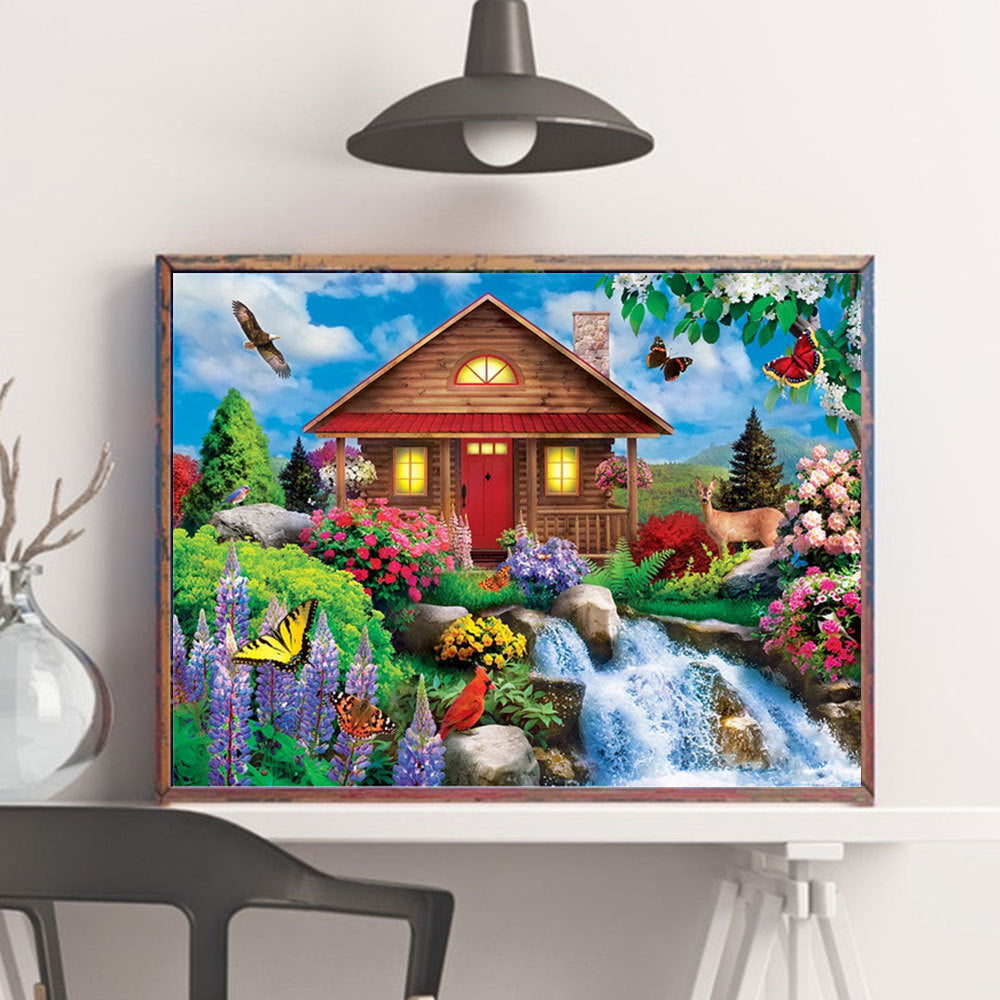 Waterfall Theme Diamond Painting Full 5D Embroidery Square Or Round