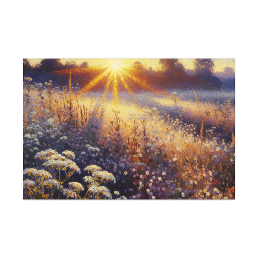 "Wildflower Sunrise" - Le style impressionniste Alien Canva