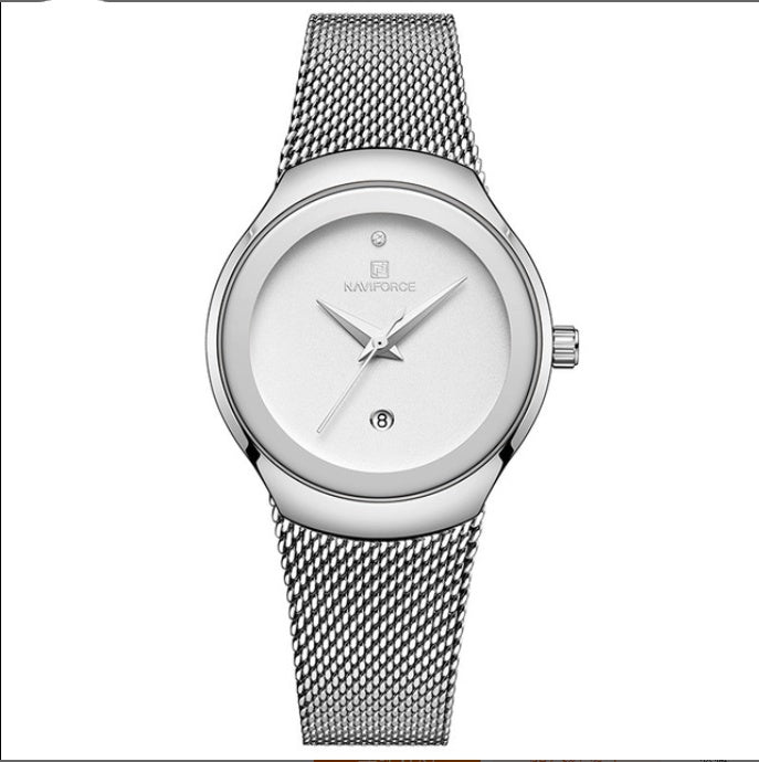 Quartz watch with small screen dial