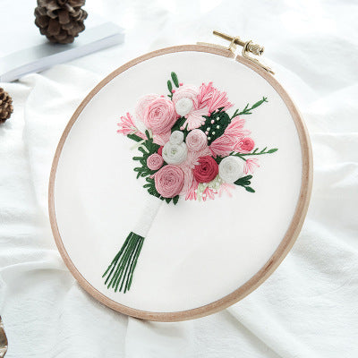 Paquet de matériel de broderie DIY