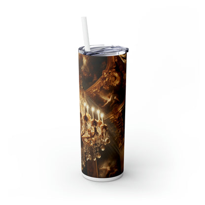 "Heavenly Splendor" - The Alien Maars® Skinny Tumbler avec paille 20oz Style baroque