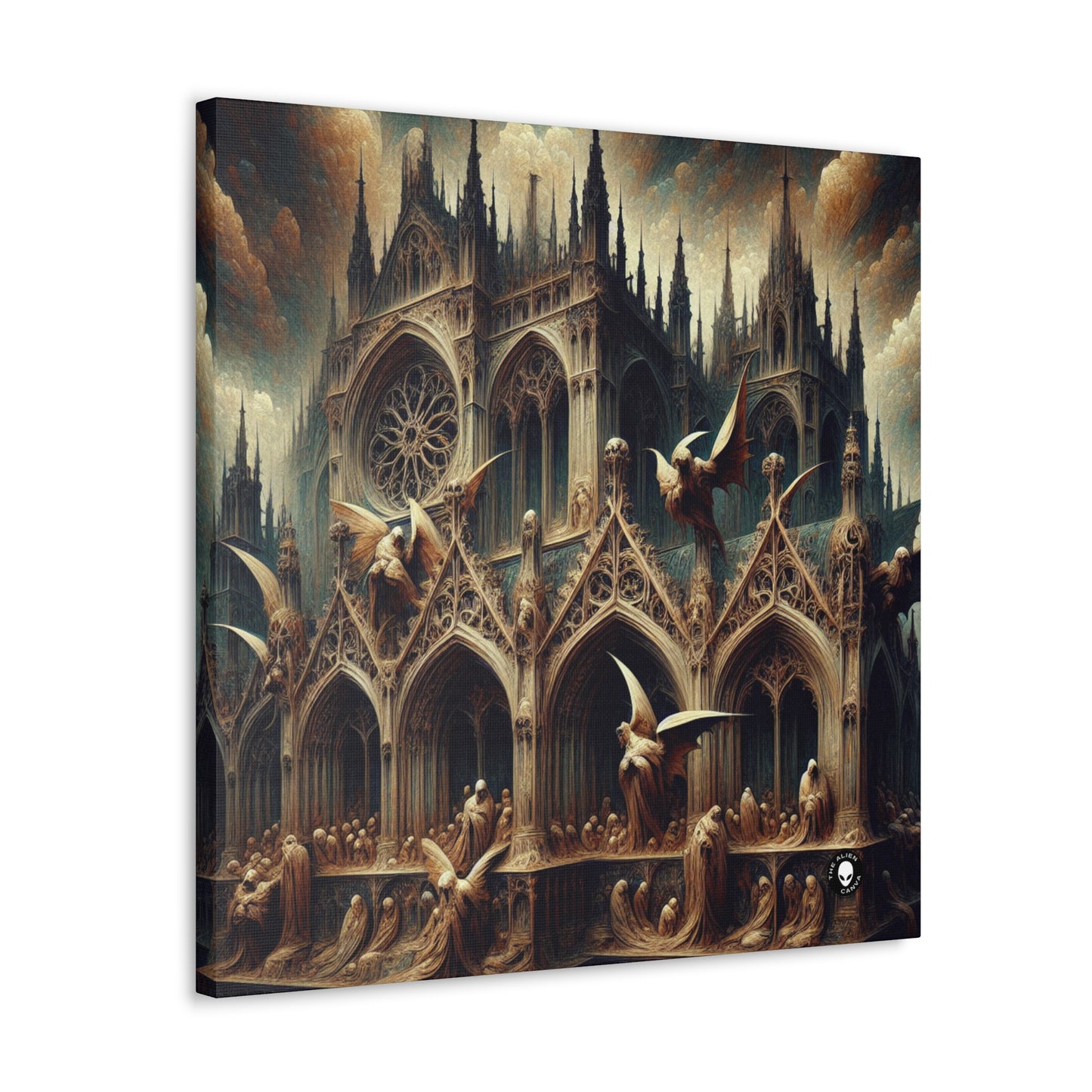 - The Alien Canva Gothic Art