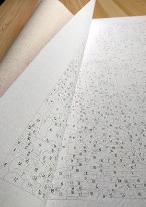 Peinture à l'huile numérique en gros sans cadre personnages Diy4050