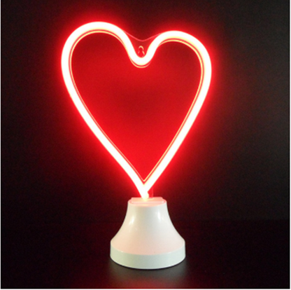 Neon Strip Rainbow Table Lamp Net Red Led Romantic Decoration