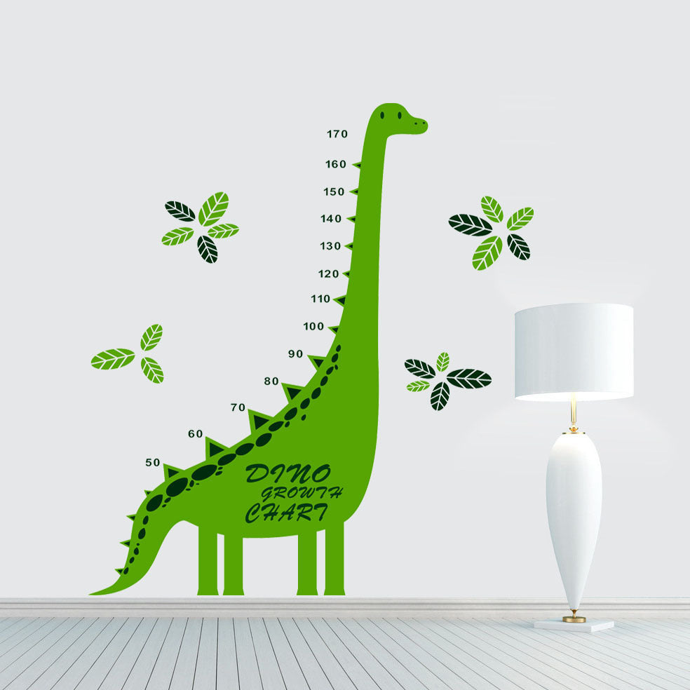 Dinosaur height stickers wall stickers children's room stickers hand-painted carved