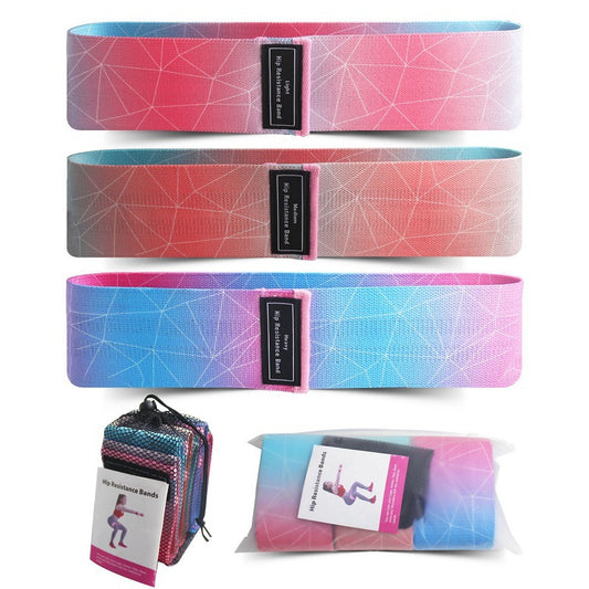 Gradually Changing Polyester Cotton Woven Yoga Pull Belt