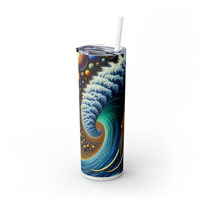 « The Wondrous Ride » - The Alien Maars® Skinny Tumbler avec paille 20oz Style surréaliste