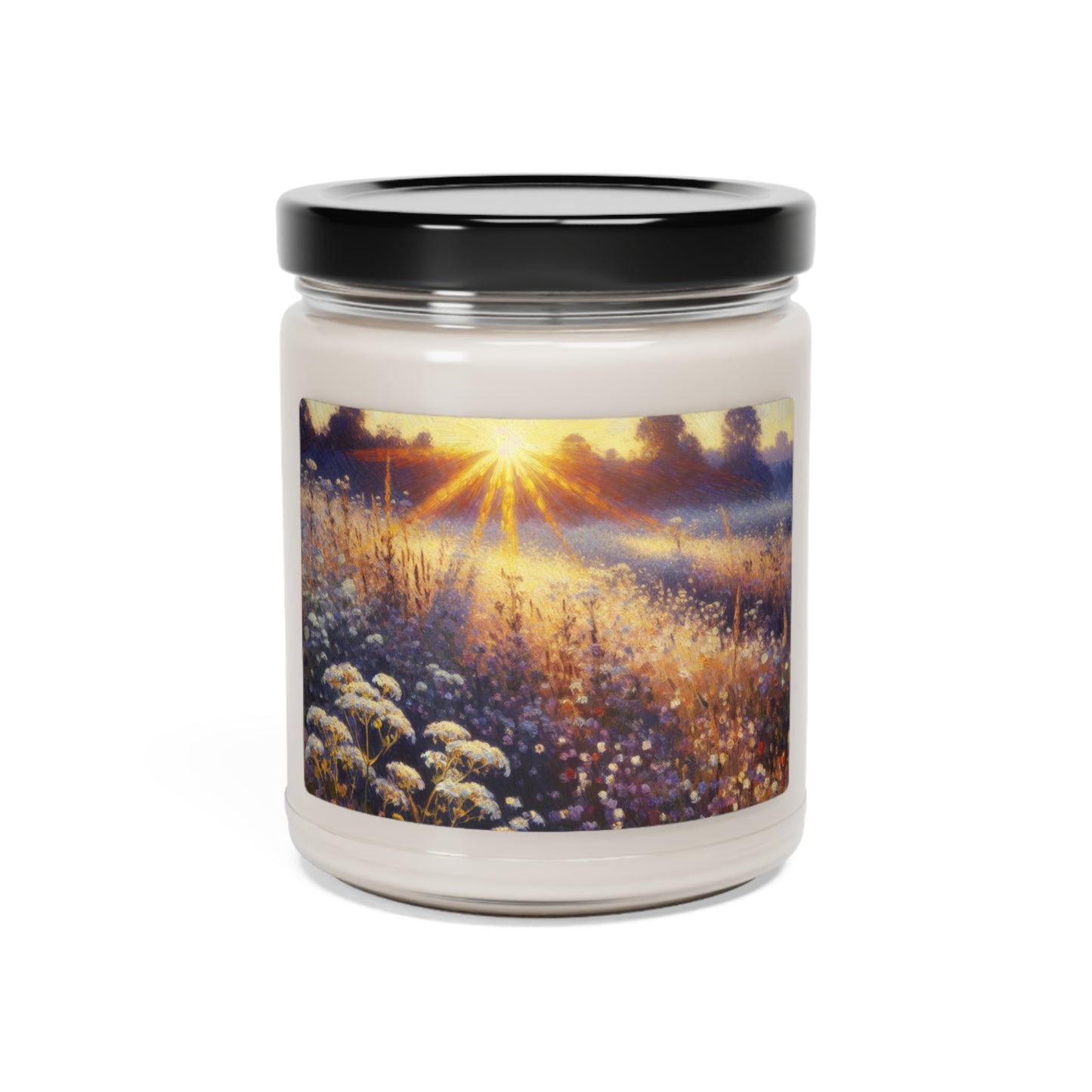 "Wildflower Sunrise" - The Alien Scented Soy Candle 9oz Impressionism Style