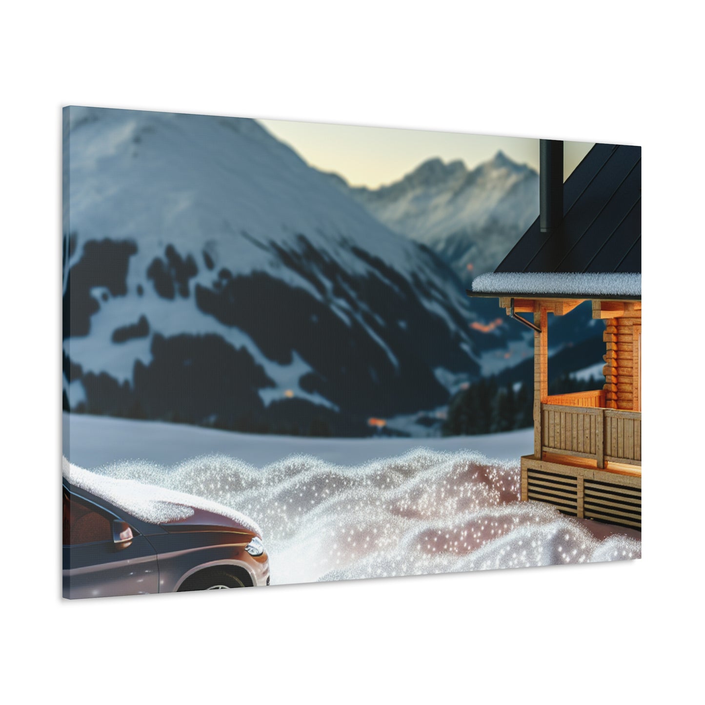 "Winter Hideaway" - The Alien Canva Photorealism Style