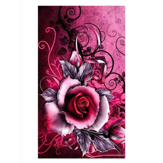 5D Diamond Painting Full Diamond New Rose Stick Diamond Cross-stitch DIY